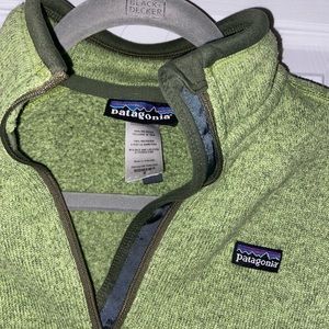Green Patagonia Quarter Zip Size S